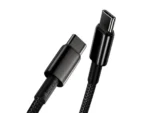 Baseus cable Tungsten USB-C - USB-C 3m 240W Sort - Billede 2