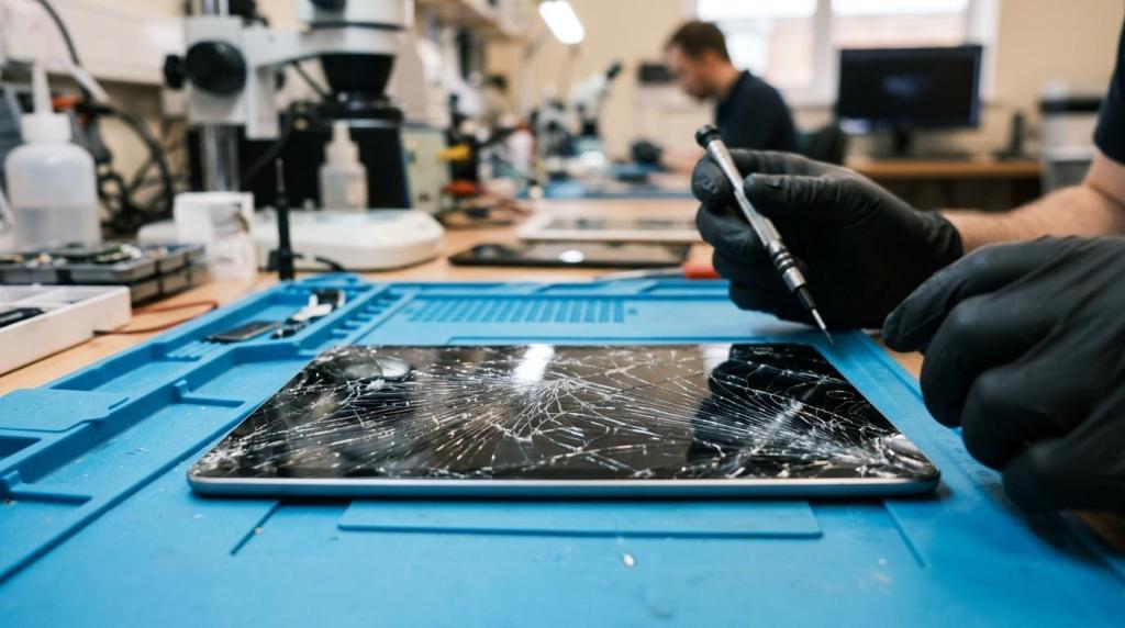 tablet reparation skagen