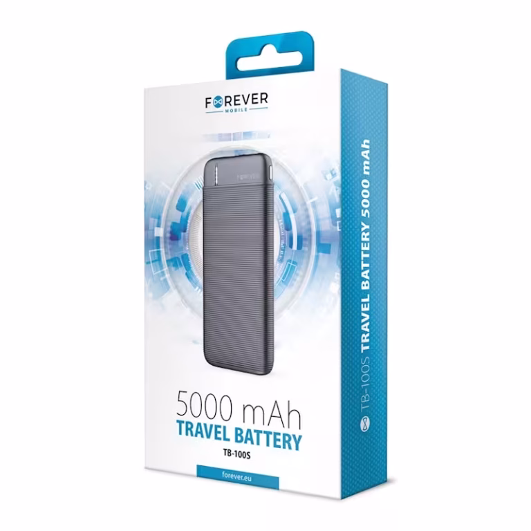 Forever power bank TB-100M 10000 mAh black