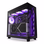 NZXT H series H6 Flow RGB Tower ATX Sort