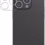Beskyttelsesglas kamera iPhone 14 / 14 Plus / 15 / 15 Plus Sort Nuglas