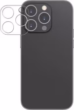 Beskyttelsesglas kamera iPhone 14 / 14 Plus / 15 / 15 Plus Sort Nuglas
