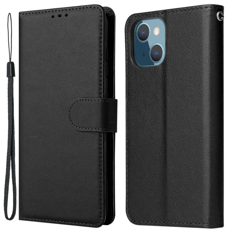 iPhone 13 Mini Flipcover med pung - sort