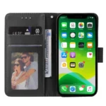 iPhone 13 Mini Flipcover med pung - sort
