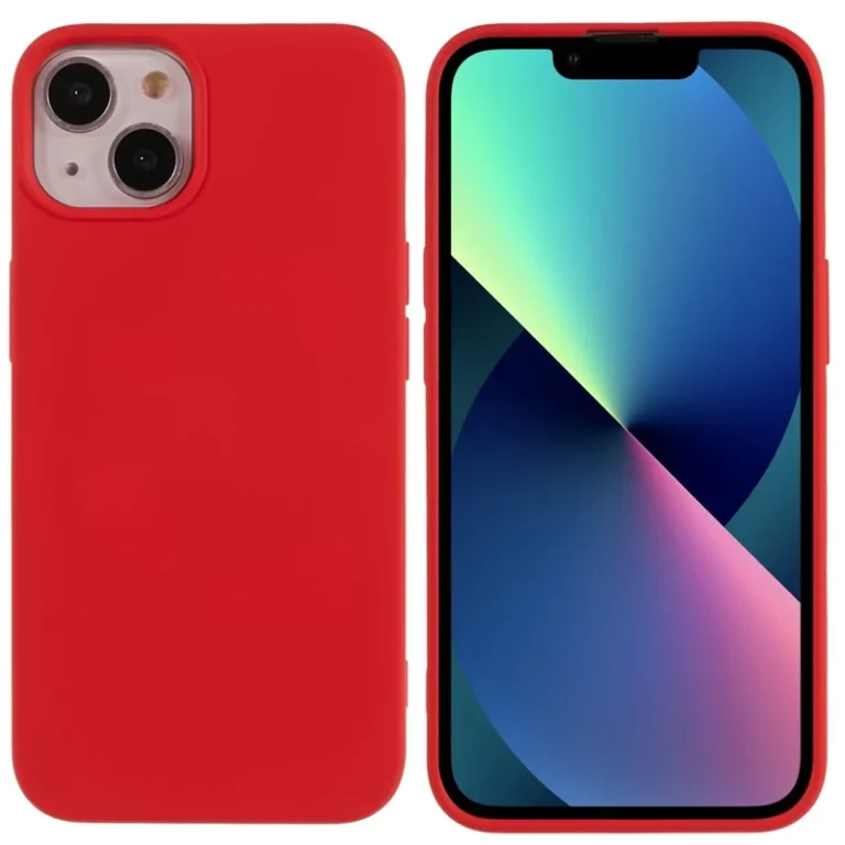 iPhone 13 Mini Silikone Cover - rød