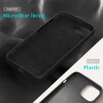 iPhone 16e/17e Silikone Cover - Sort - Billede 4
