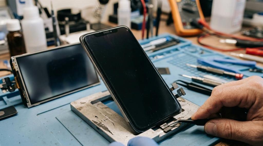 iphone skærm kvalitet