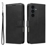 Samsung Galaxy S25 FE Flipcover med Pung, Strop og Stander – Sort