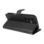 Samsung Galaxy S25 FE Flipcover med Pung, Strop og Stander – Sort