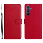 Samsung Galaxy A17 / A26 / A16 Kunstlæder Cover m. Pung – Rød