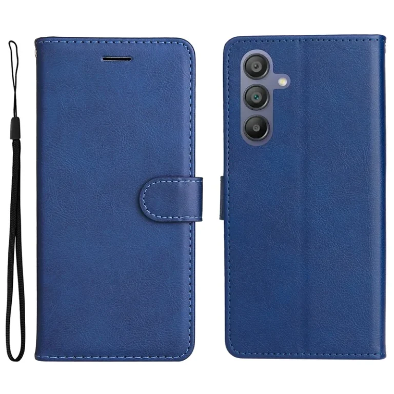 Samsung Galaxy A17 / A26 / A16 Kunstlæder Cover m. Pung – blå