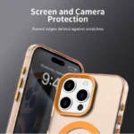 iPhone 15 Pro Candy MagSafe Cover - Orange - Billede 3