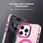 iPhone 15 Pro Candy MagSafe Cover - Rød - Billede 3