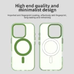 iPhone 15 Pro Candy MagSafe Cover - Grøn - Billede 2