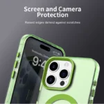 iPhone 15 Pro Candy MagSafe Cover - Grøn - Billede 3