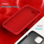 iPhone 16e/17e Silikone Cover - Rød - Billede 3