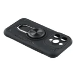 iPhone 15 Pro Stødsikkert Cover med Stander – Sort - Billede 4