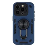 iPhone 13 Pro Stødsikkert Cover med Stander – Blå - Billede 3