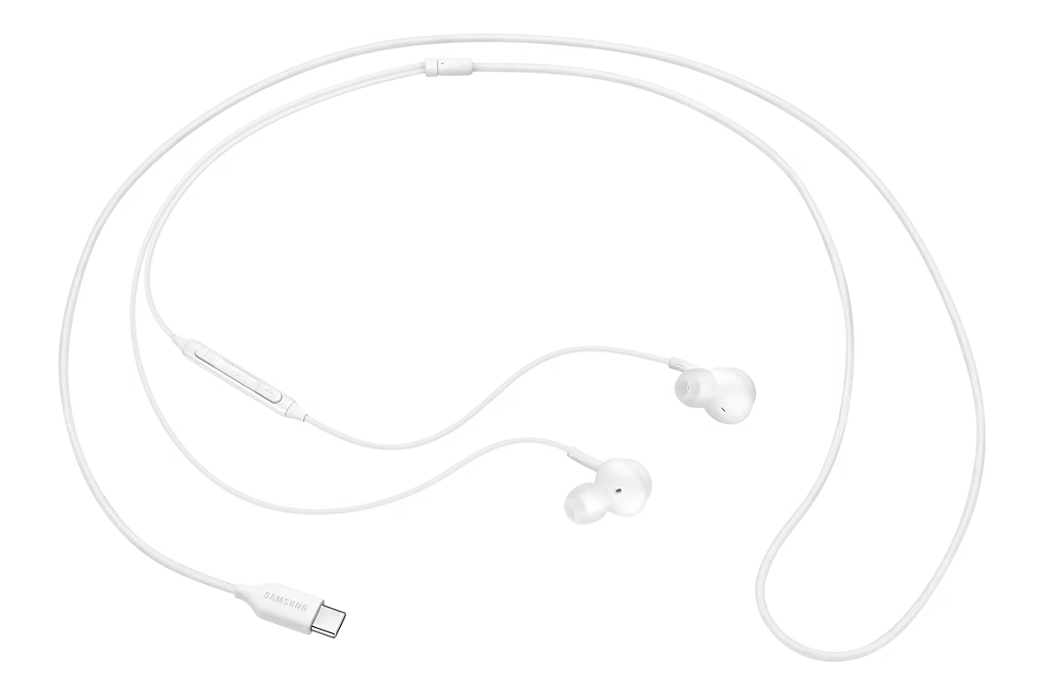 SamsungEarPlugW-1 Samsung EO-IC100B headphones/headset in-ear, hvide - Billede 1