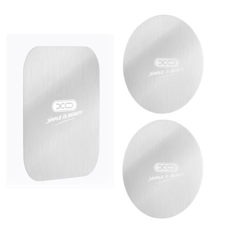 XOY2 XO Y2 Magnetiske Metalplader til Mobilholder – 3 stk. – Sølv - Billede 1