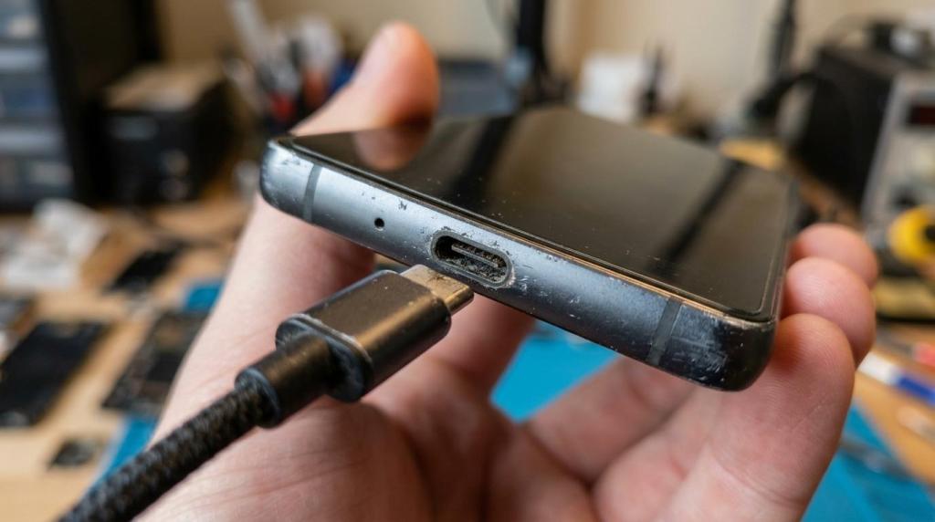 ladestik reparation samsung frederikshavn