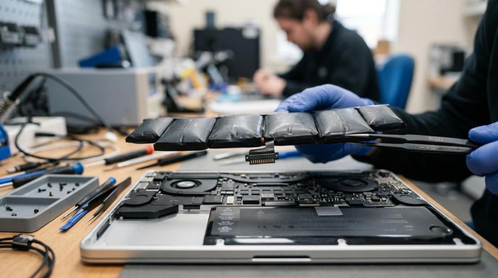 macbook batteriskift frederikshavn