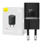 Baseus Mini wall charger GaN5 20W Sort