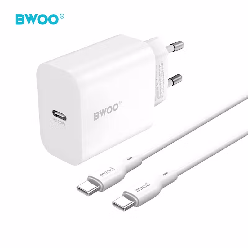 CDA233-C-C-1 BWOO CDA233 PD Oplader 20W 1x USB-C port + USB-C - Billede 1