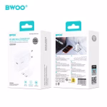 BWOO CDA233 PD Oplader 20W 1x USB-C port + USB-C - Billede 2